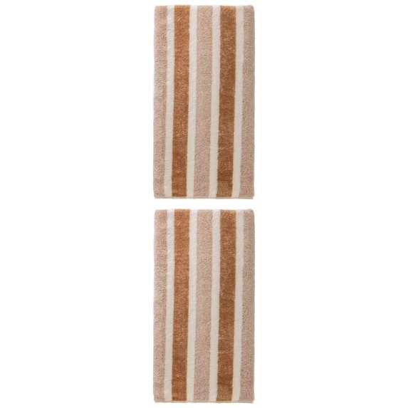 Unique Bargains Ultra Soft Absorbent Coral Fleece Bath Towel 2 Pack Brown 71"x35"