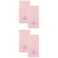 thumbnail image 1 of Unique Bargains Ultra Soft Cotton Absorbent Hand Towel with Embroidery Pink 29" x 13", 1 of 7
