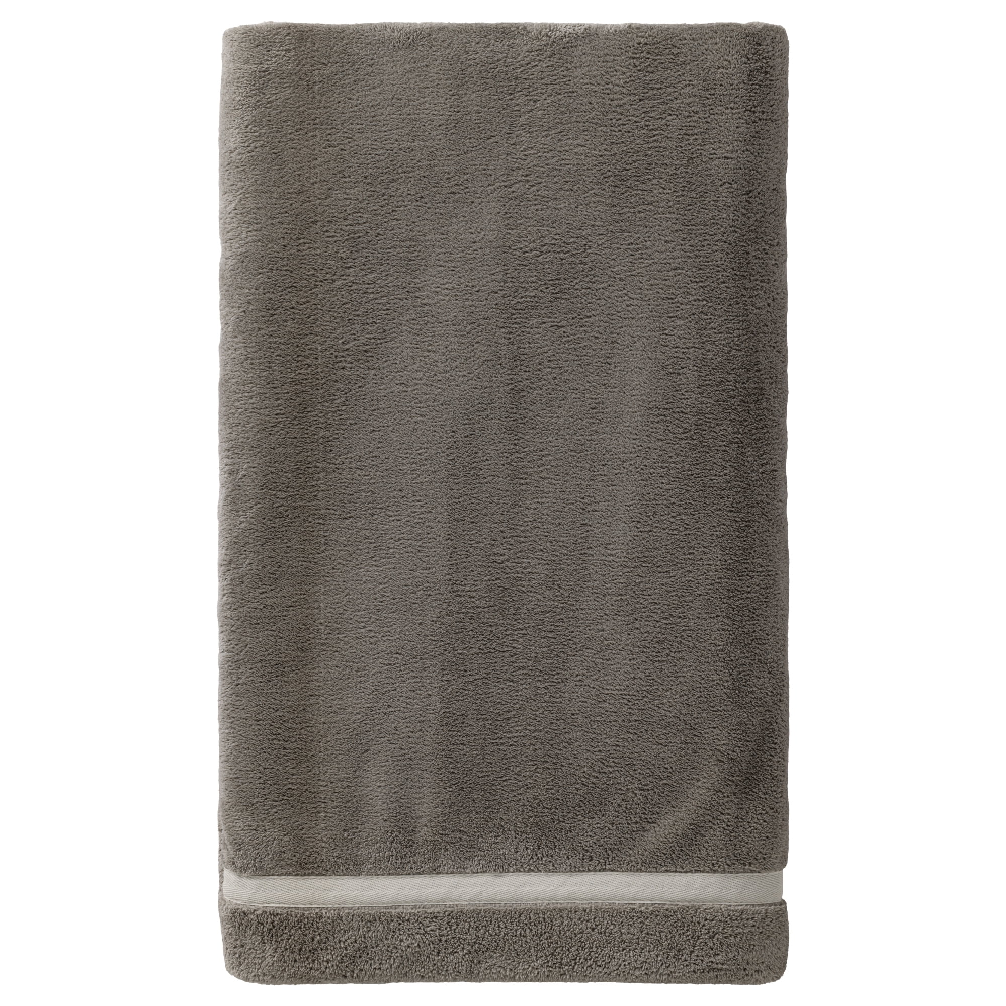 Unique Bargains Ultra Soft Highly Absorbent Coral Fleece Bath Towel Dark Grey 63" x 31"