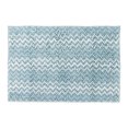 thumbnail image 1 of Unique Bargains Ultra Soft Non Slip Machine Washable Chenille Bath Mat Blue 32" x 20", 1 of 6