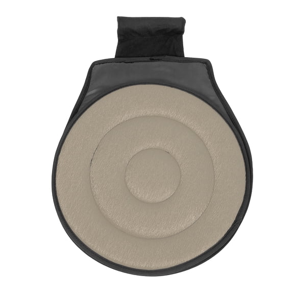 Unique Bargains Universal Ultra-Thin Auto Swivel Seat Cushion Multi-Function Swivel Seat Cushion for Car Beige
