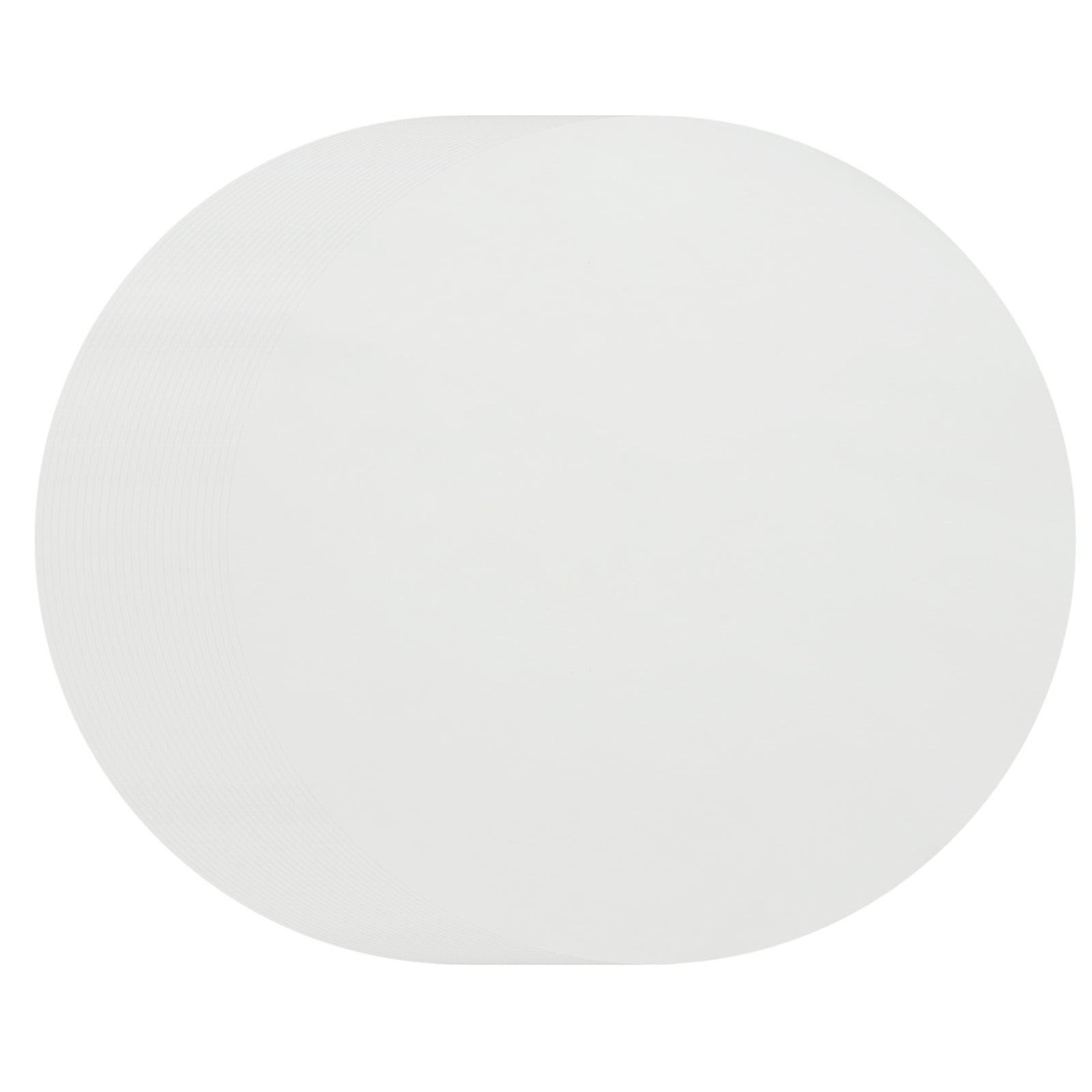 Unique Bargains Unbleached Parchment Paper Baking Sheets Rounds White 3"