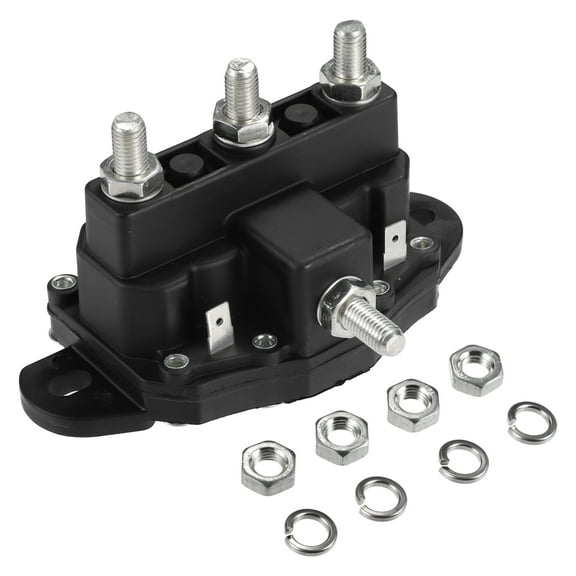Unique Bargains Unique Bargain Relay Winch Motor Reversing Solenoid Switch Intermittent Duty 12V