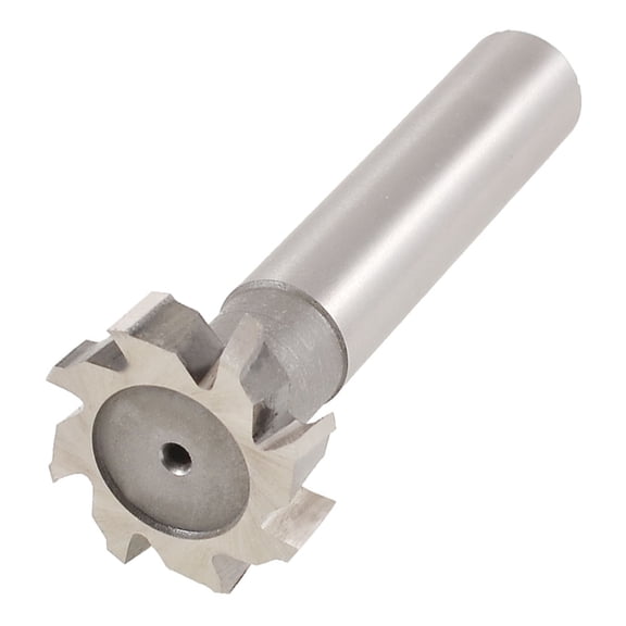 Unique Bargains Unique Bargains 1 7/25" x 5/16" HSS AL 8 Flutes T Slot Milling Cutter End Mill