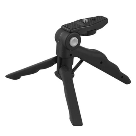 Unique Bargains Unique Bargains Black Rubber Pad Plastic Leg Foldable Camera Tripod
