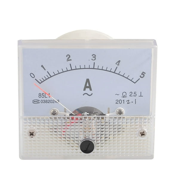 Unique Bargains Unique Bargains Class 2.5 Accuracy Analog 0-5A Scale Range Ammeter Meter Panel