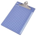 thumbnail image 1 of Unique Bargains Unique Bargains Grids Pattern Plastic A5 File Menu Paper binder board  Blue, 1 of 1