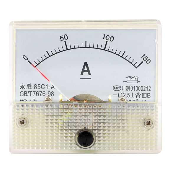 Unique Bargains Unique Bargains Rectangle Shaped Fine Tuning Dial Panel Ampere Meter DC 0-150A