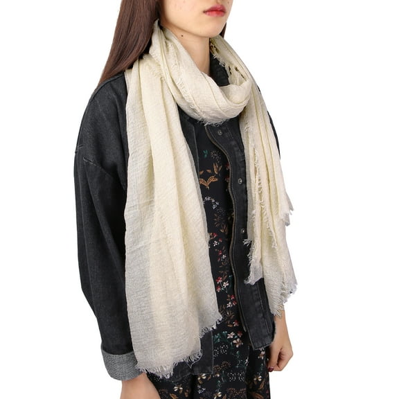 Unique Bargains Unisex Cotton Linen Soft Fashion Long Scarf Hijab Wrap Shawl Headwear Scarf #34