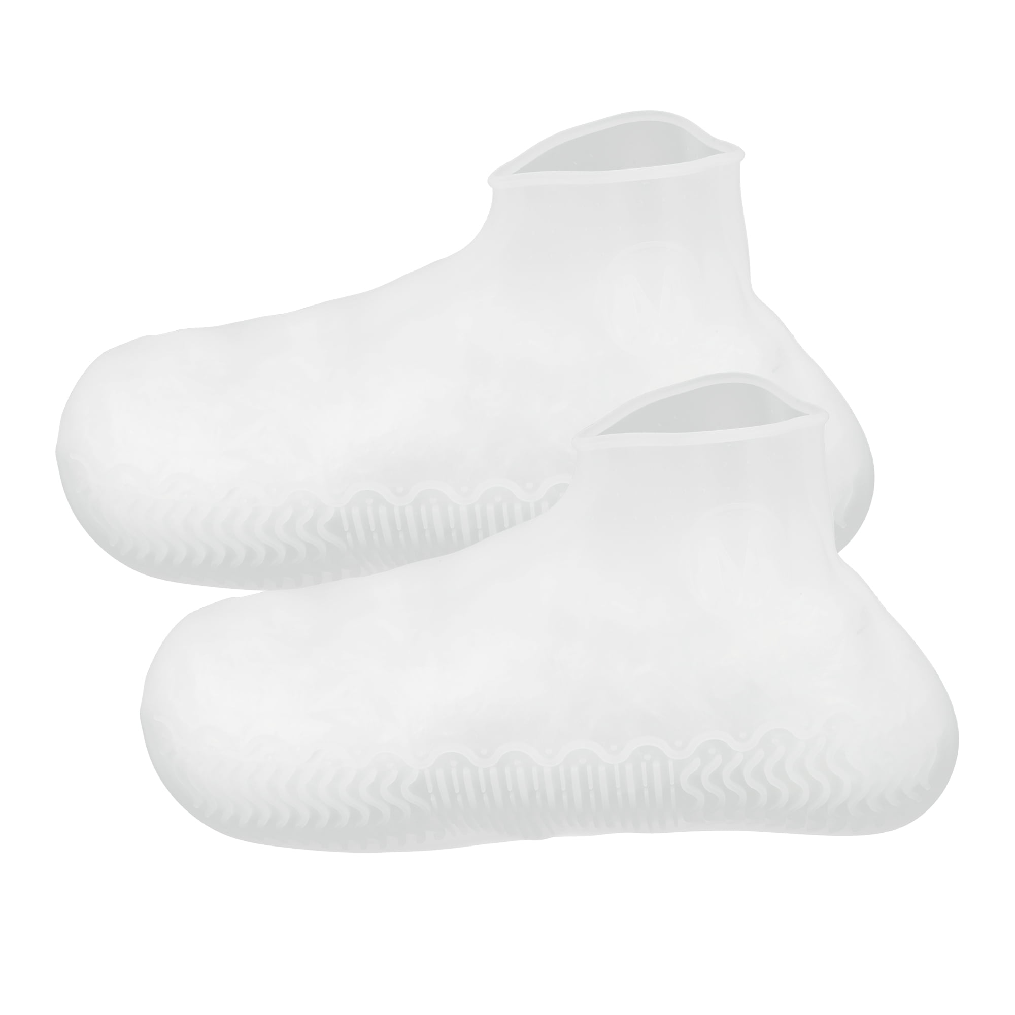 Unique Bargains Unisex Silicone Shoes Covers Rain Boots Reusable Rain