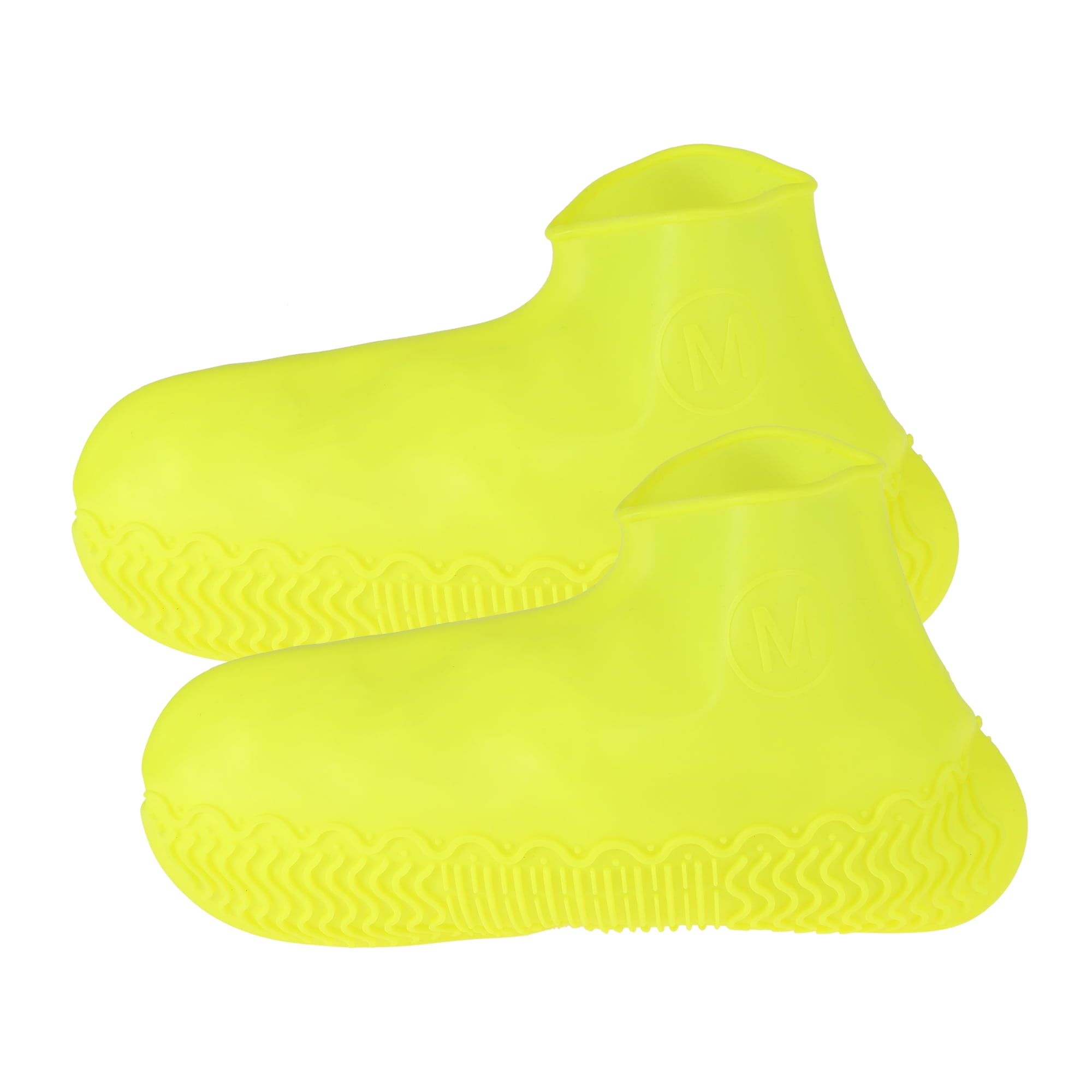 Unique Bargains Unisex Silicone Shoes Covers Rain Boots Reusable Rain