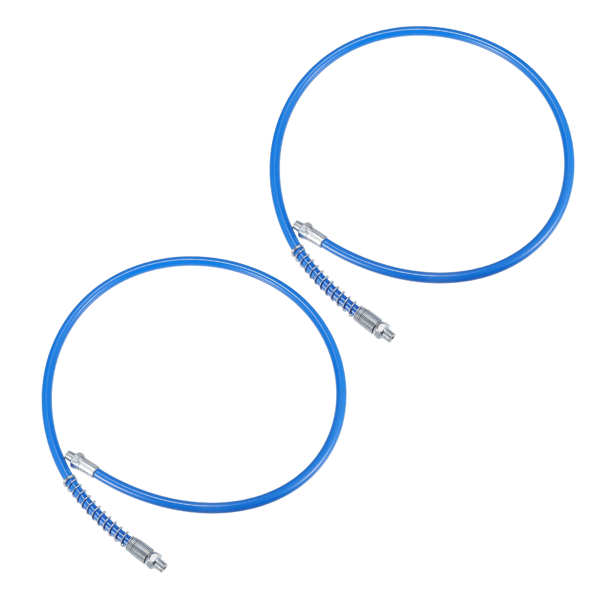 Unique Bargains Universal 1/8" NPT Grease Gun Flex Hose Blue 37 Inch
