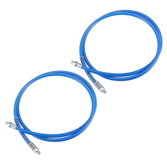 Unique Bargains Universal 1/8" NPT Grease Gun Flex Hose Blue 59 Inch