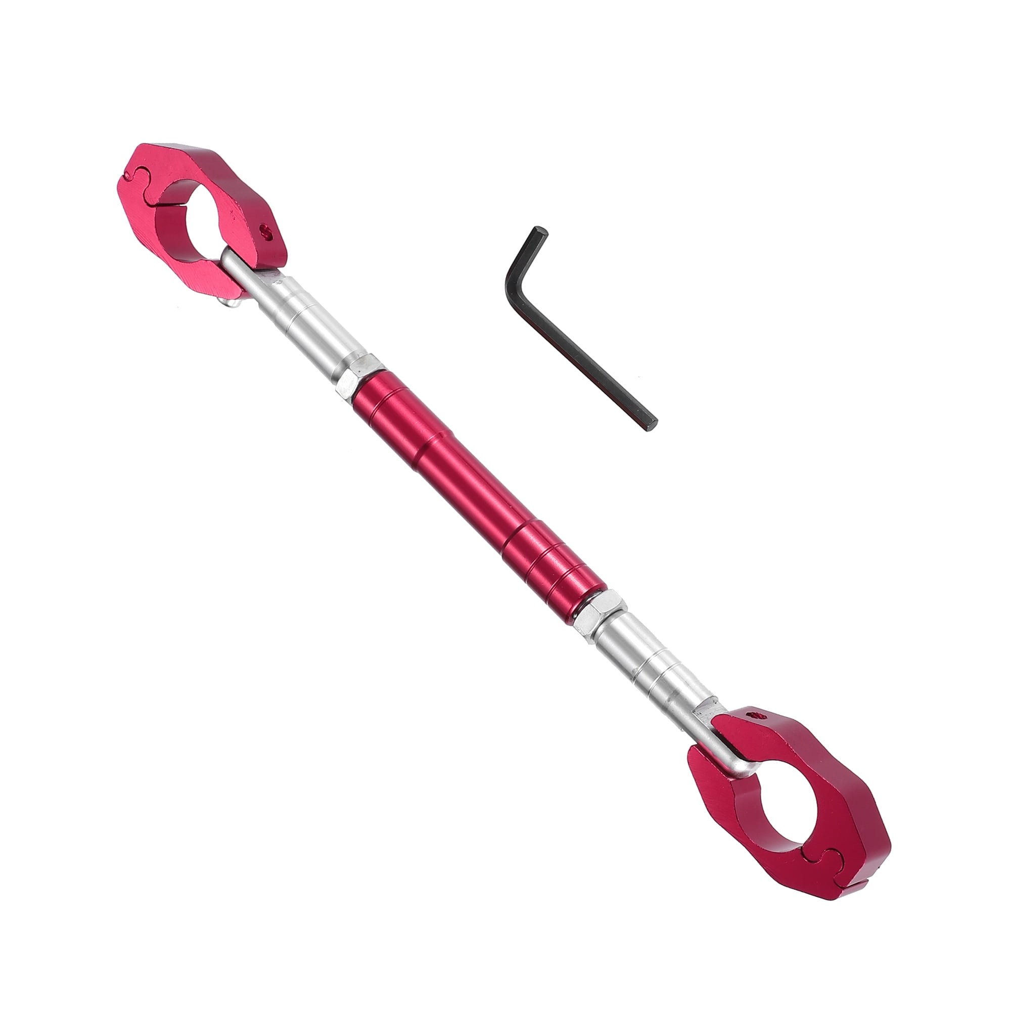 Unique Bargains Universal 1 Set 22mm Aluminum Alloy Motorcycle Balance Bar Crossbar Handlebar Accessories Red