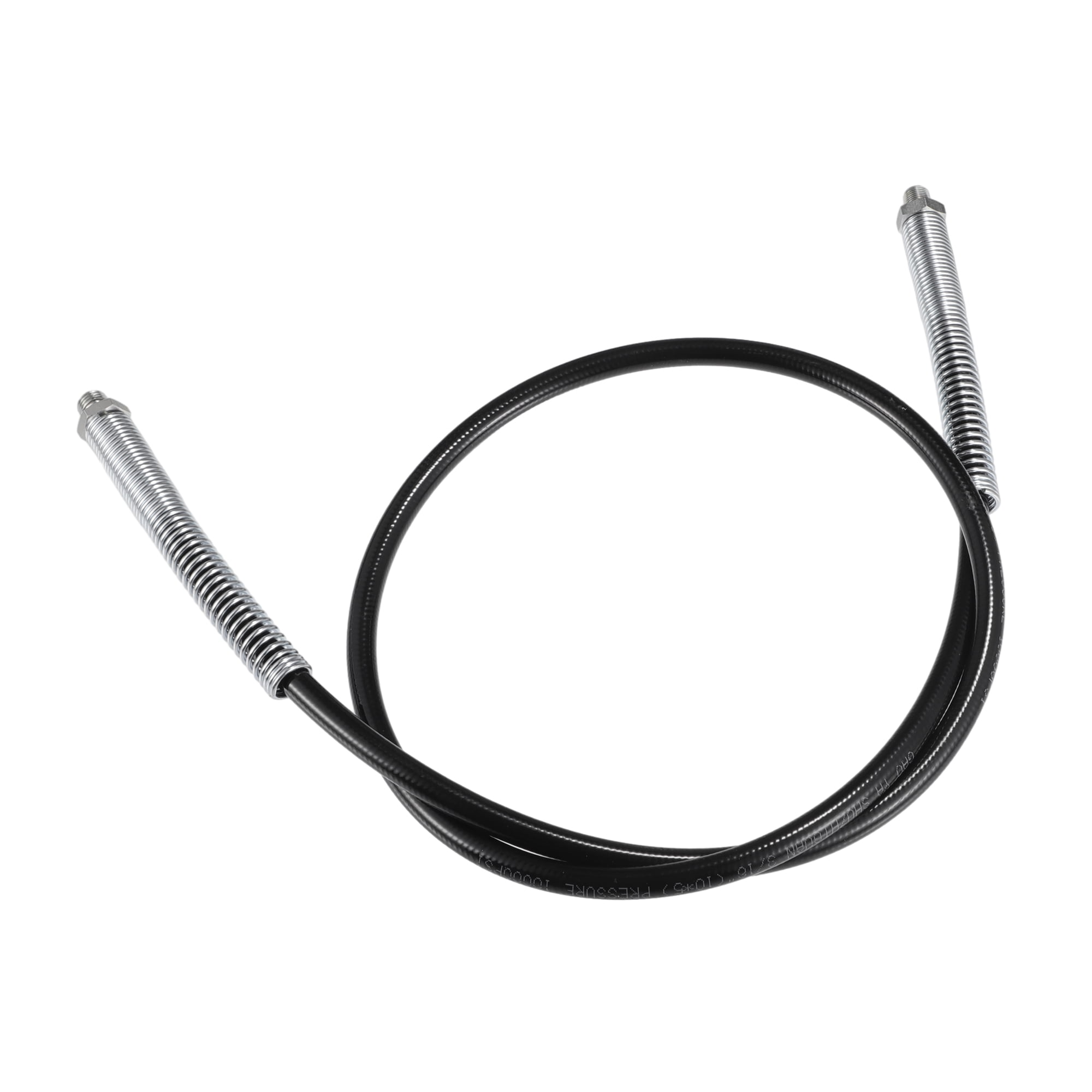 Unique Bargains Universal 10000psi 48" Car Grease Gun Flex Hose Extension Non-Slip Black