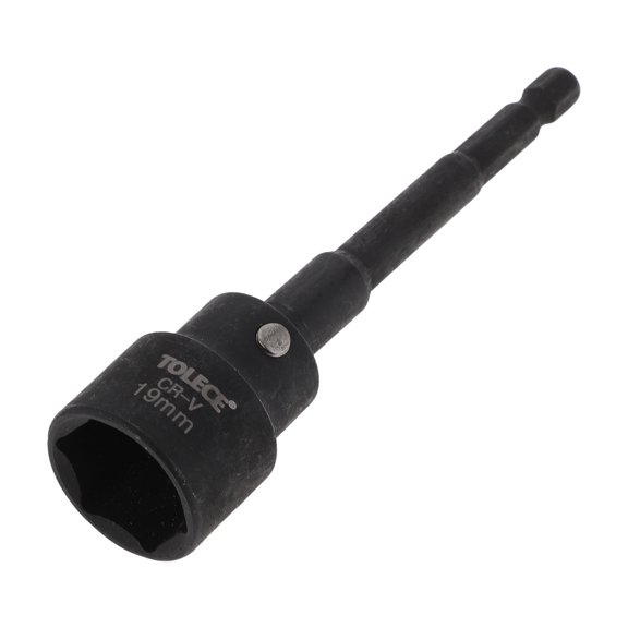 Unique Bargains Universal 100mm Impact Socket Durable Hardware Tool CR-V 1 Pcs 6 Point 19mm for Car Motorcycle Dirtbike Repair
