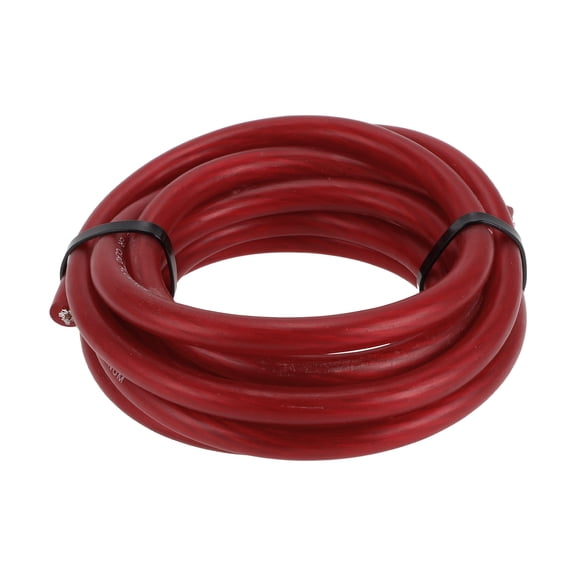 Unique Bargains Universal 10FT Ground Wire Fully Insulated& Soft Touch Jacket Power Wire CCA 1 Pc 4 GAUGE 12V