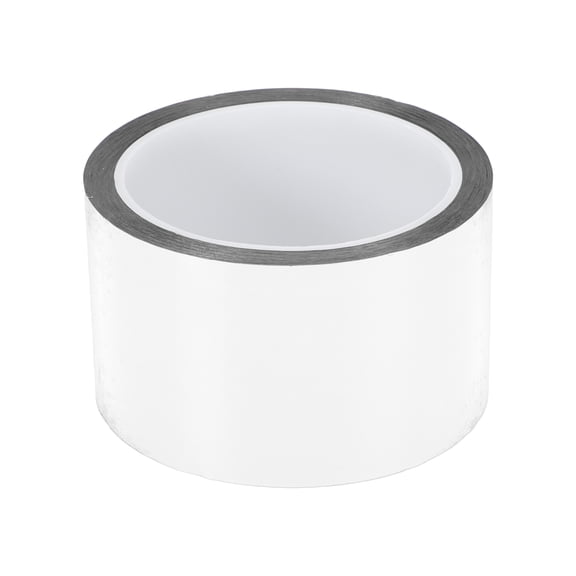 Unique Bargains Universal 164.04ft x 2.36" Air-Release Adhesive Pinstripe Tape Reflective Automotive Pinstriping Tape BOPP Silver Tone