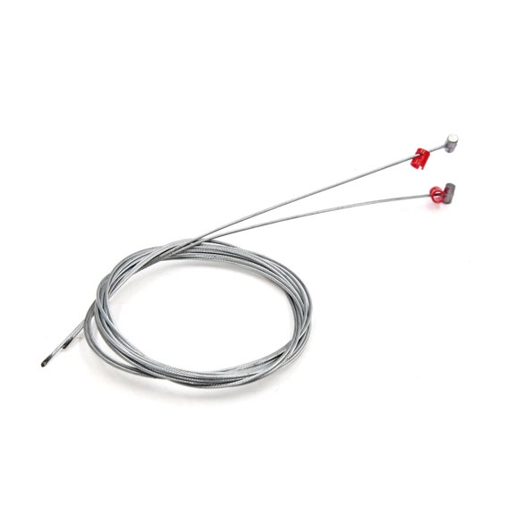Unique Bargains Universal 2Pcs 1.8m Length Metal Clutch Line Cable Wire for Motorcycle Scooter