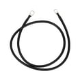 thumbnail image 1 of Unique Bargains Universal 3/8" Lug 5/16" Lug 7 AWG Gauge 3FT Battery Inverter Cable Battery Cable Tinned Copper 1 Pc Black, 1 of 7