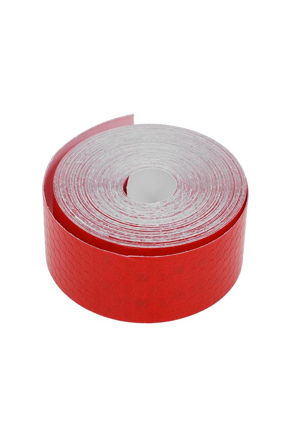 Universal 32.81ft x 1.18In Air-Release Adhesive Pinstripe Tape Reflective Automotive Pinstriping Tape Red