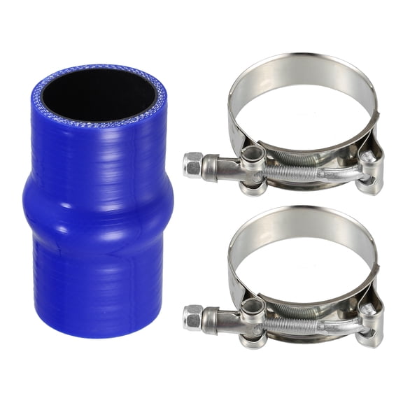 Unique Bargains Universal 46mm 1.81" ID Straight Hump Coupler Silicone Hose 103mm Long Intercooler Tube Piping Blue