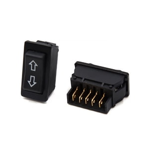 Unique Bargains Universal 5 Pin Car Power Window Control ON/OFF SPST Rocker Switch Master 2PCS