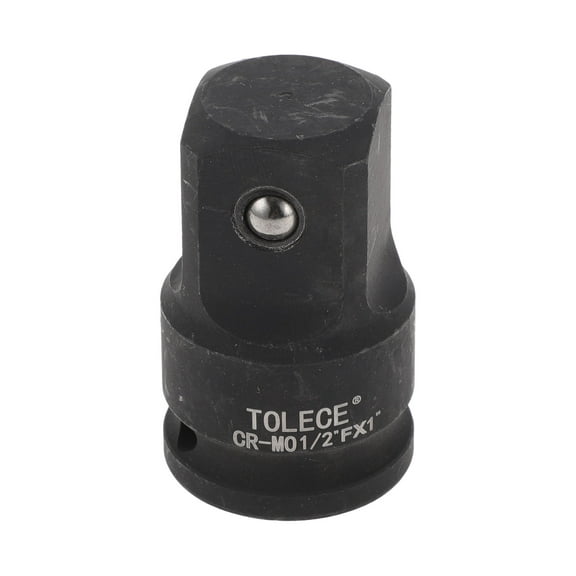 Unique Bargains Universal 58mm 1/2"to1" Impact Socket Adapter Durable Driver Wrench Transform Socket CR-MO 1 Pcs for Car Motorcycle Dirtbike Repair 1/2" Drive