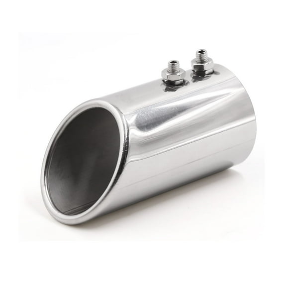 Unique Bargains Universal 65mm 2.6" Inlet Dia Car Truck Exhaust Muffler Tail Pipe Decorative Tip