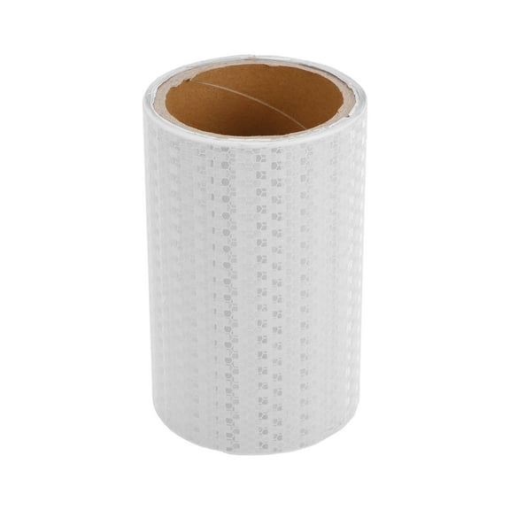 Unique Bargains Universal 9.84ft x 5.91In Air-Release Adhesive Pinstripe Tape Reflective Automotive Pinstriping Tape White