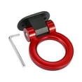 thumbnail image 1 of Unique Bargains Universal ABS Red Ring Shaped Car Tow Hook Decor Front Rear Bumper Trailer Sticker Adorn Set, 1 of 6