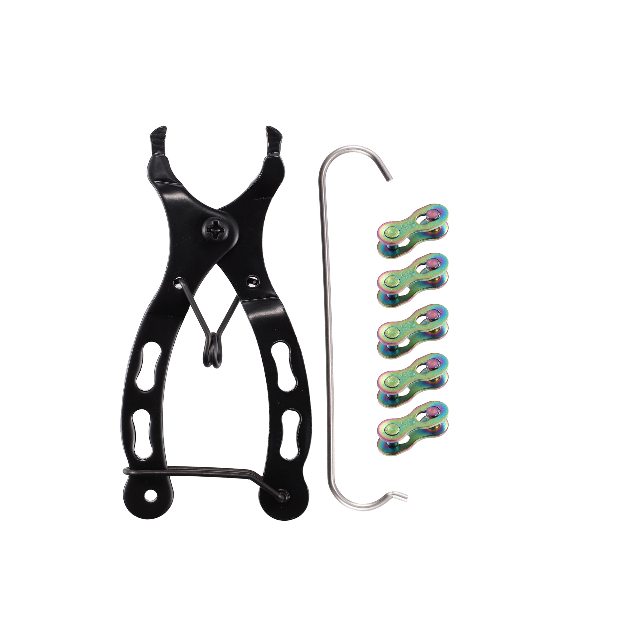 Unique Bargains Universal Bike Chain Tool Kit 5 Quick Link Connectors 9 Speed Chain