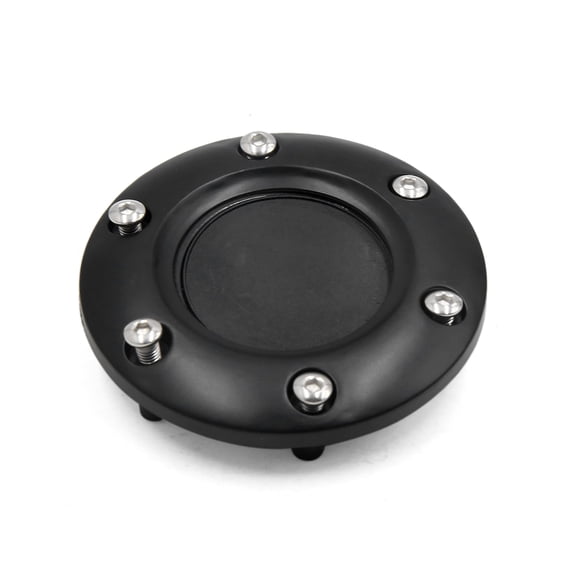 Unique Bargains Universal Black Plastic Center Horn Button Adaptor for 6-Hole Car Steering Wheel