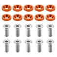 thumbnail image 1 of Unique Bargains Universal Car Modification M6 Gasket Bolt License Plate Frame Screw, M6x1.0, Aluminum Alloy, 1 Set Orange, 1 of 6