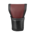 thumbnail image 1 of Unique Bargains Universal Car Shift Knob Cover Automatic Car Knob Gear Sticky Protector Breathable Faux Leather Wine Red, 1 of 6