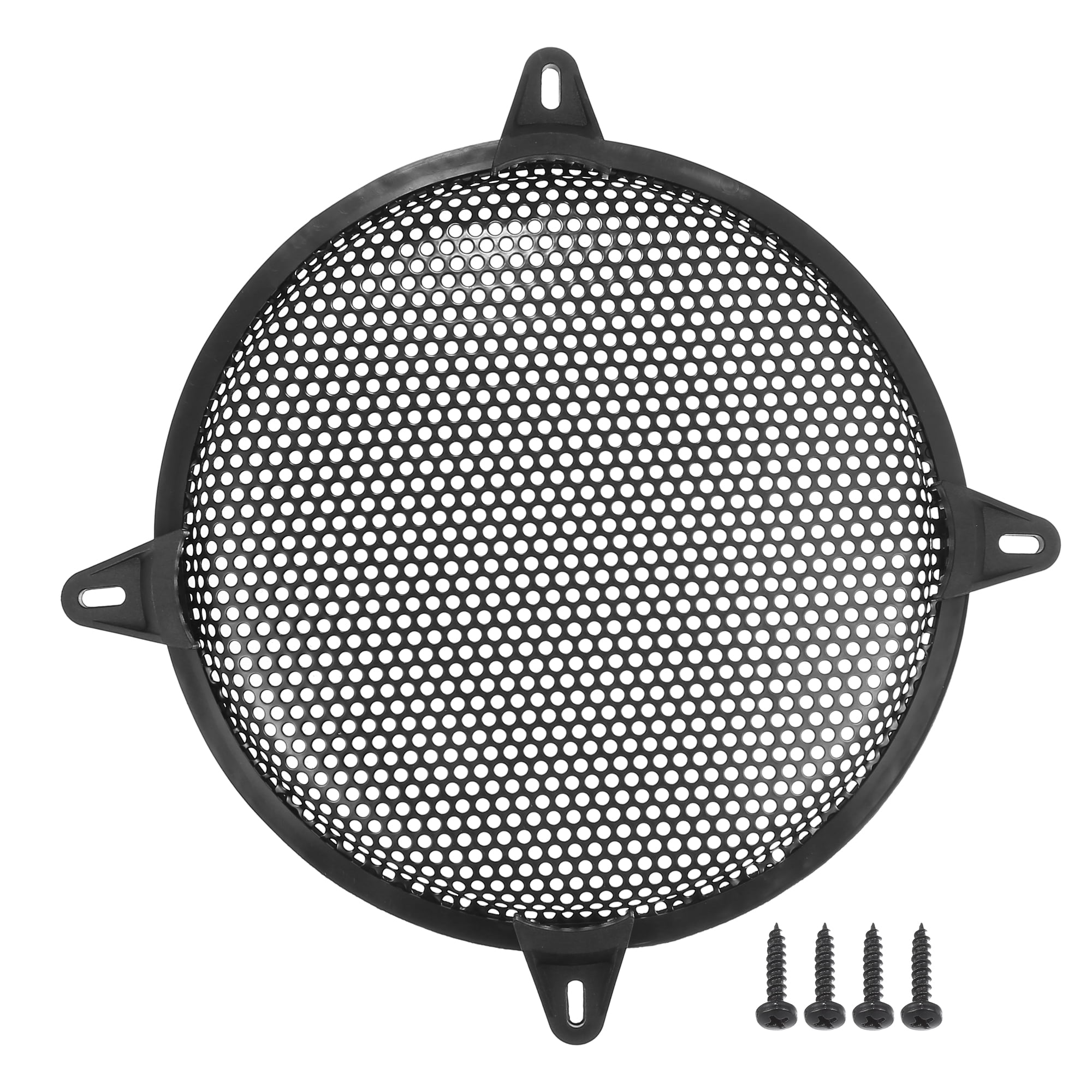 Unique Bargains Universal Car Speaker Grills Cover Protector Case with Screws and Clip 10"