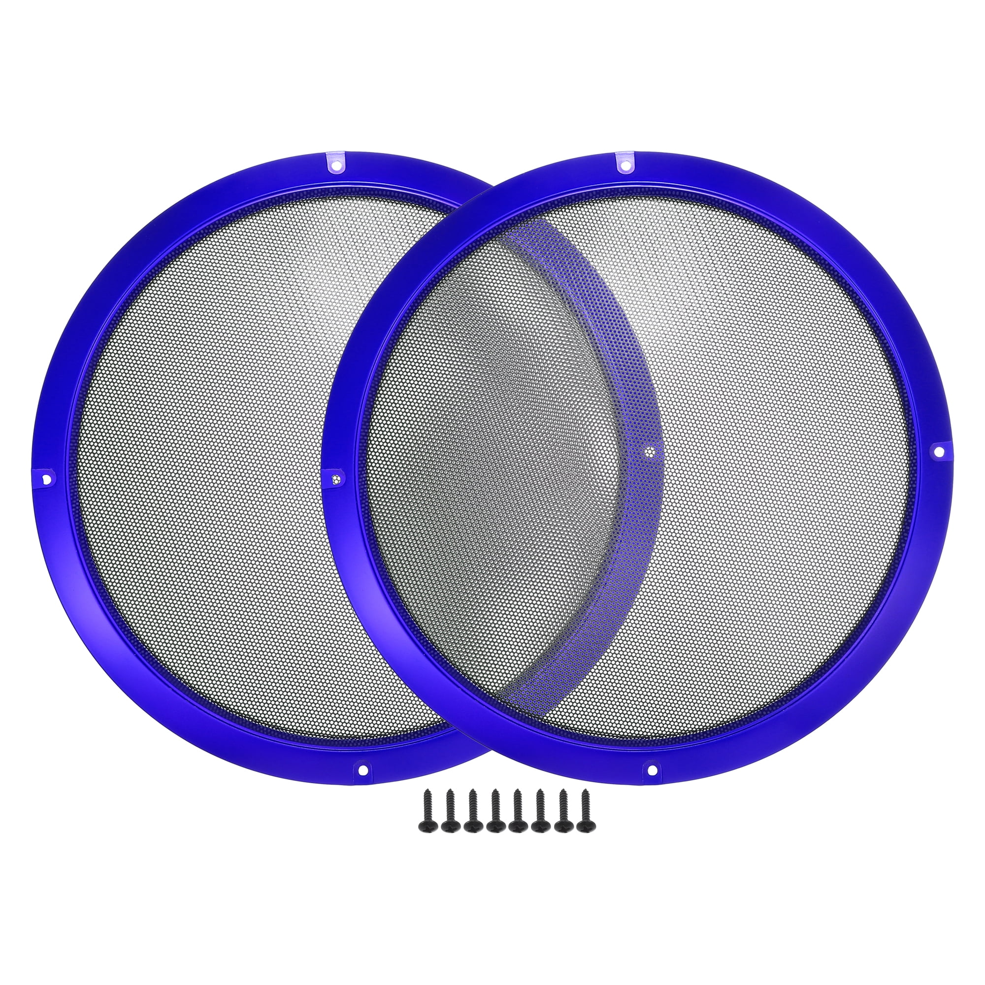 Unique Bargains Universal Car Speaker Grills Cover with Mounting Screws - Pack of 2 10"