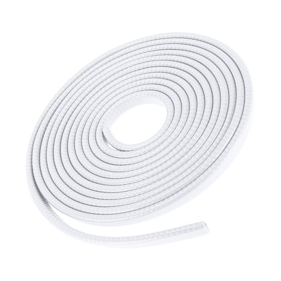 Unique Bargains Universal Car Weatherstrip Weather Stripping Self Adhesive Weather Seal Strip 13Ft U-Shape White