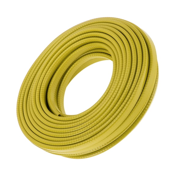 Unique Bargains Universal Car Weatherstrip Weather Stripping Self Adhesive Weather Seal Strip 49Ft U-Shape Yellow