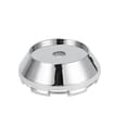 thumbnail image 1 of Unique Bargains Universal Car Wheel Center Hub Cap Rim Cover Hub Caps Snap-in Plastic 65mm 2.56" OD Chrome Silver Tone, 1 of 6
