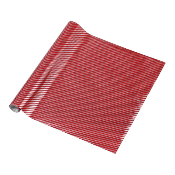 Unique Bargains Universal Car Wrap Film Vinyl Wrap Cover 3.28 ft x 11.81 inch Protective Red 1 Pc