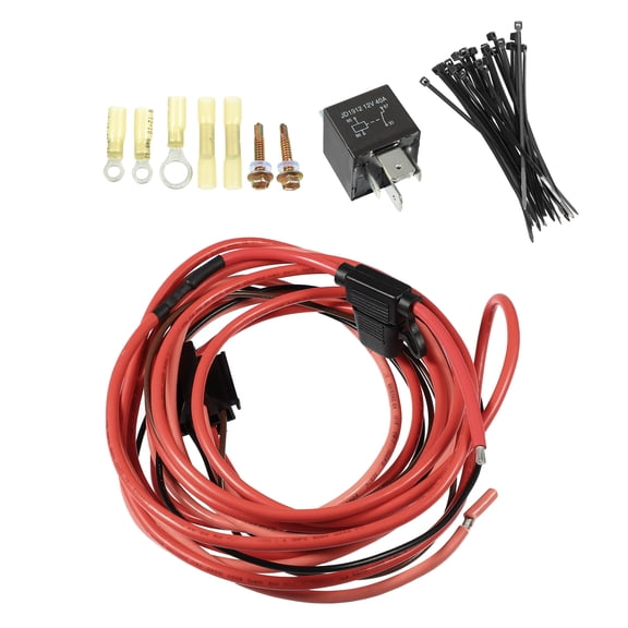 Unique Bargains Universal Electric Fuel Pump Relay Kit 4 Pin 12V 40 AMP Long Wires Waterproof Relay Switch Kit 1 Set