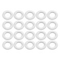 thumbnail image 1 of Unique Bargains Universal Flat Washer, Durable, Stainless Steel, Silver Tone, 20 Pcs M5*10mm*1mm, 1 of 6