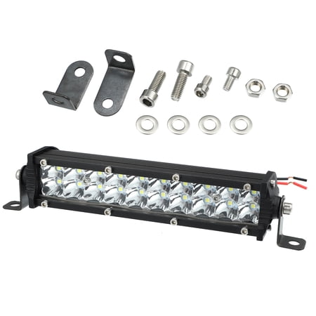 Unique Bargains Universal Flood Spot Combo Driving Fog Lights for Offroad ickup Trucks ATV SUV 20 LED 60W 12-24V 7inch