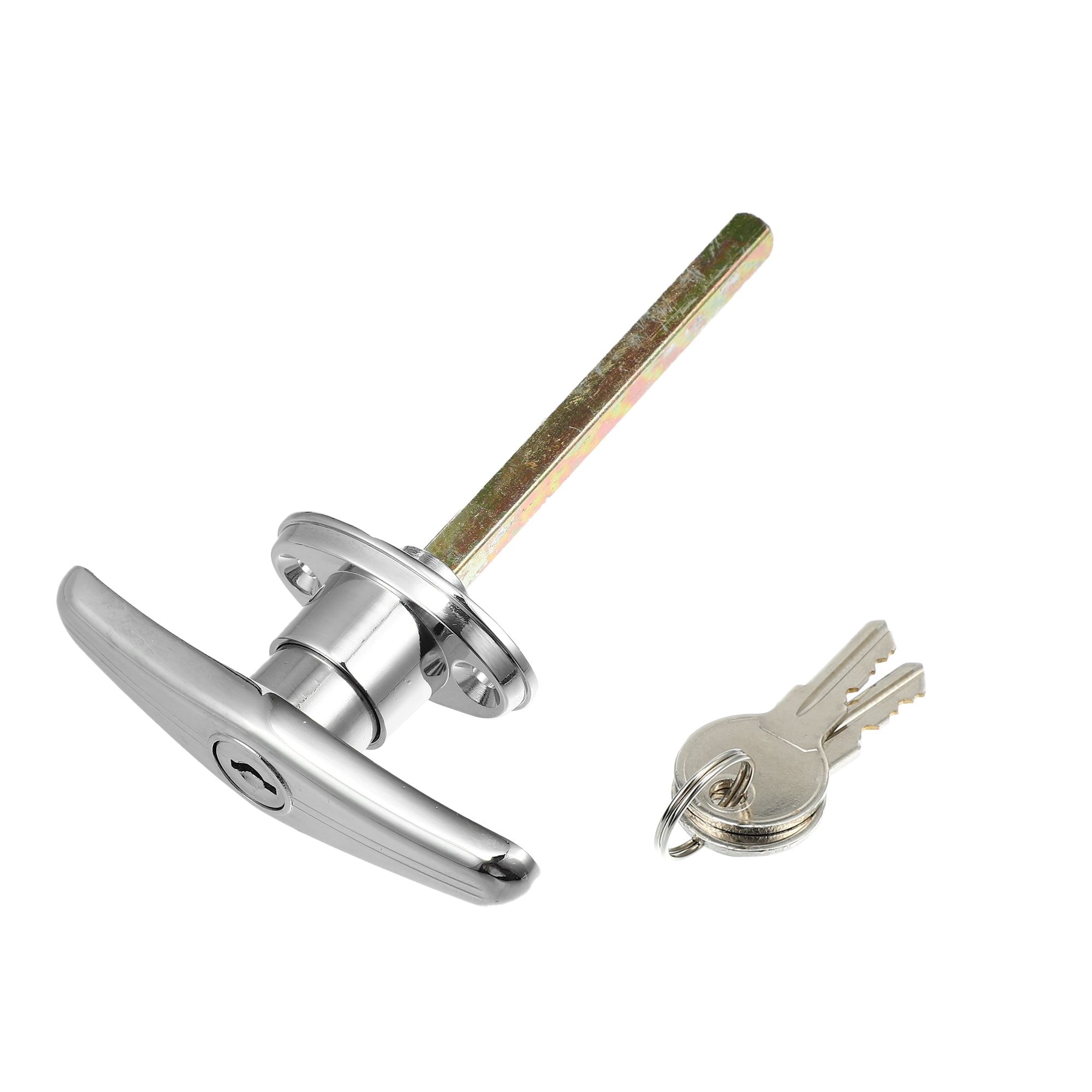 Unique Bargains Universal Garage Door T-Handle Lock Kit with 2 Keys for Truck Caps