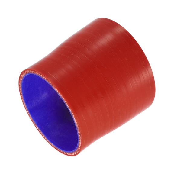 Unique Bargains Universal Intercooler Hose Reducer Straight Coupler Hose ID 2.76" to 3" Length 3" Silicone Red