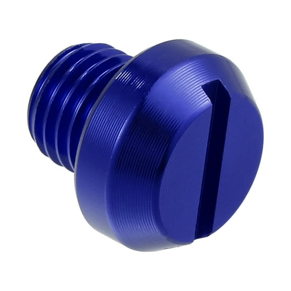 Unique Bargains Universal M10 Motorcycle Mirror Hole Plugs Screws Mirrors Caps Lock Offs Cover Caps Negative Blue