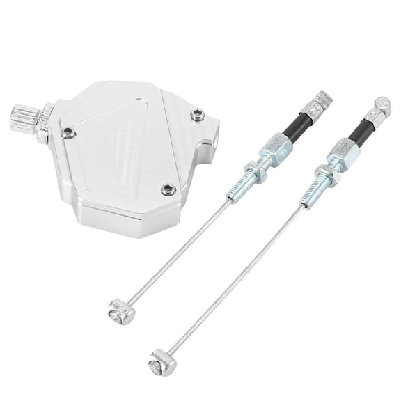 Unique Bargains Universal Motorbike Stunt Clutch Easy Pull Cable Line Clutch Economizer System Silver Tone