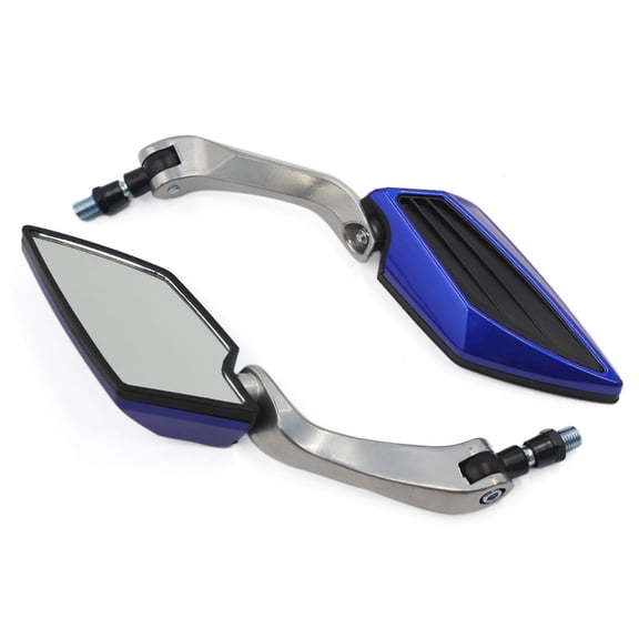 Unique Bargains Universal Motorcycle Motorbike Rearview Rear View Side Mirror 8mm 10mm 2pcs