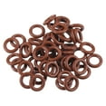 thumbnail image 1 of Unique Bargains Universal O Ring Seal Gasket Orings Seal Washer for Plumbing for Cars 7mm ID x 2.5mm CS Brown 50pcs, 1 of 6